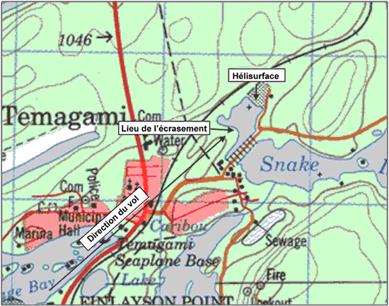 Annexe A - Carte topographique de Temagami