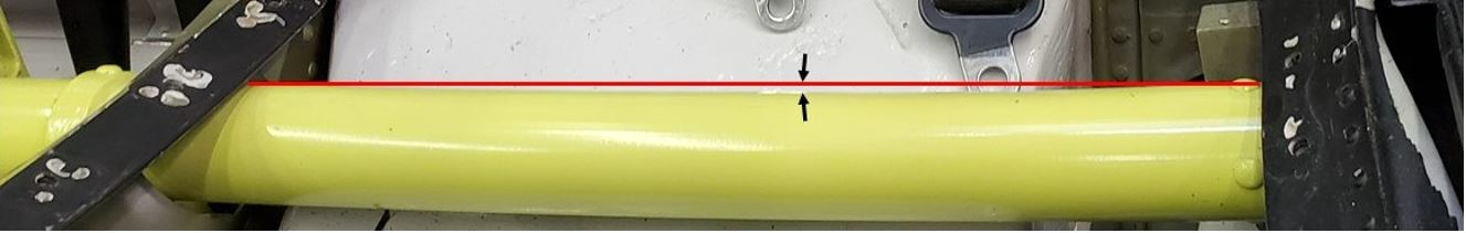 Collective control torque tube deformation (Source: TSB)