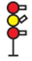 (red over yellow over red)