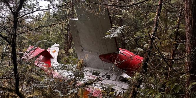 Figure 3. Occurrence wreckage (Source: RCMP)